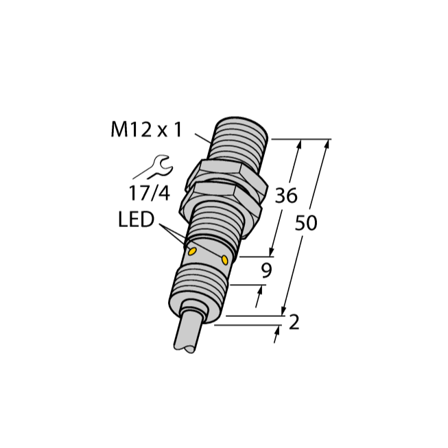 Cảm biến tiệm cận cho ngành thực phẩm BI4U-EM12WD-AP6X