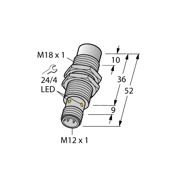 Cảm biến tiệm cận điện cảm (Dòng chịu nhiệt và chống dính) NI12U-MT18-AP6X-H1141