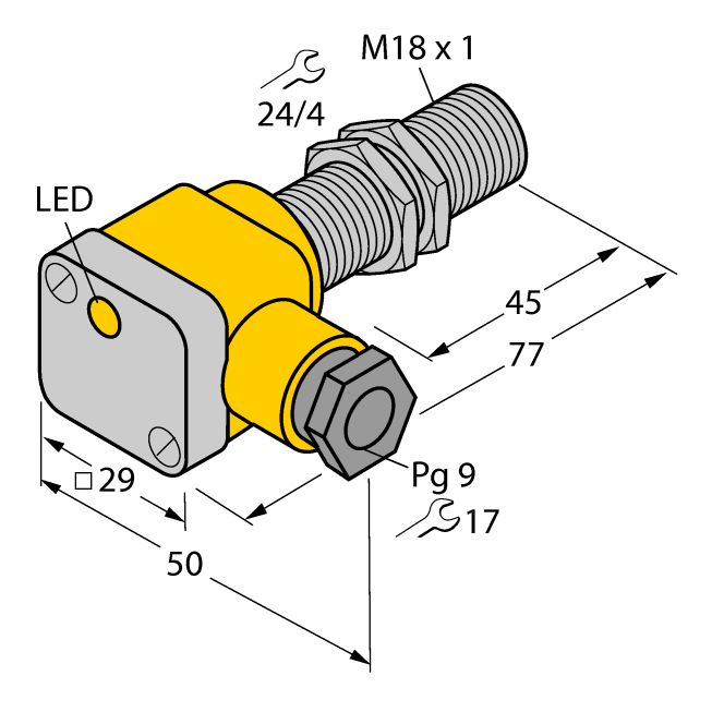 Cảm biến tiệm cận điện cảm BI5U-EG18SK-AP6X