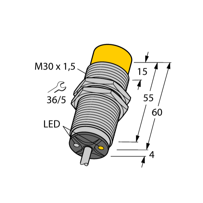 Cảm biến tiệm cận điện cảm NI20U-M30-ADZ30X2