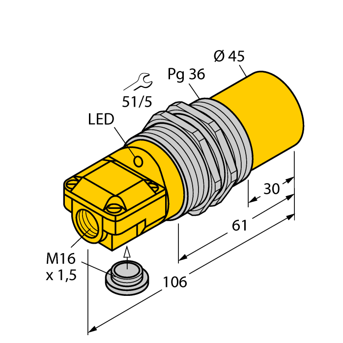 Cảm biến tiệm cận điện cảm NI40-G47SR-VP4X2