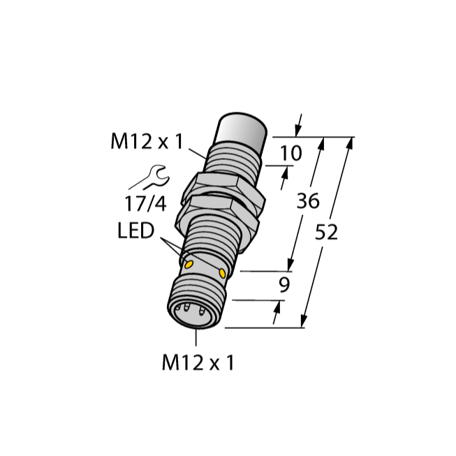 Cảm biến tiệm cận cho ngành thực phẩm NI10U-EM12WD-AP6X-H1141