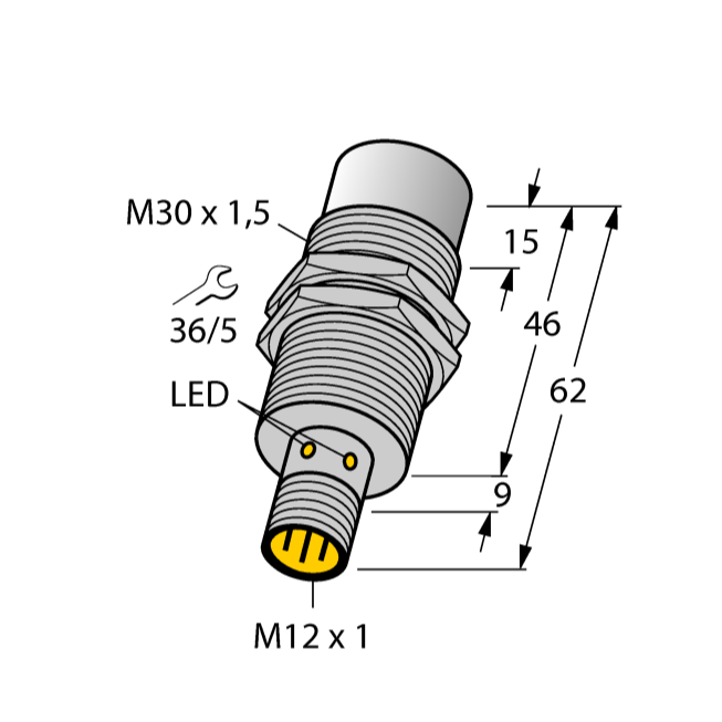 Cảm biến tiệm cận cho ngành thực phẩm NI30U-EM30WD-VP6X-H1141