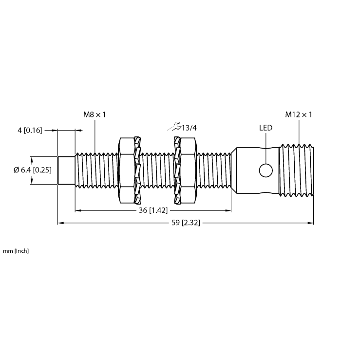 Cảm biến tiệm cận điện cảm NI3-EG08-AN6X-H1341