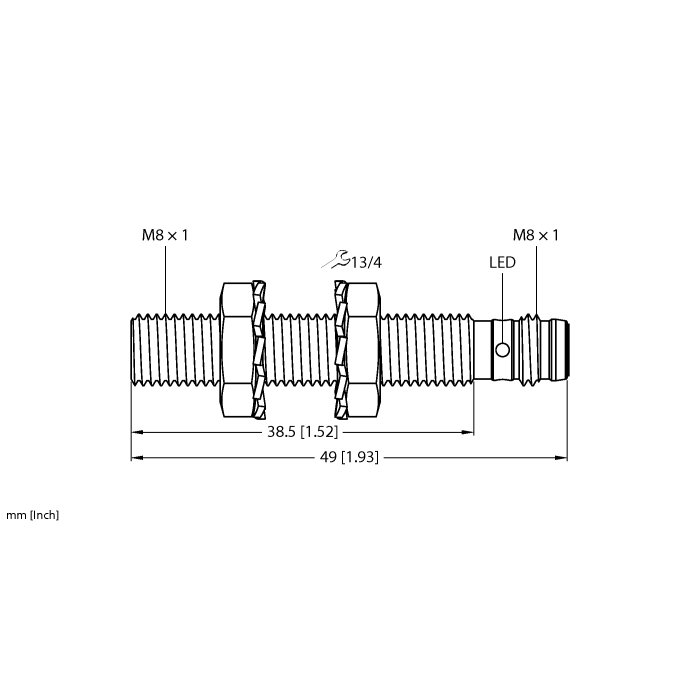 Cảm biến tiệm cận điện cảm BI2-EG08-AP6X-V1131
