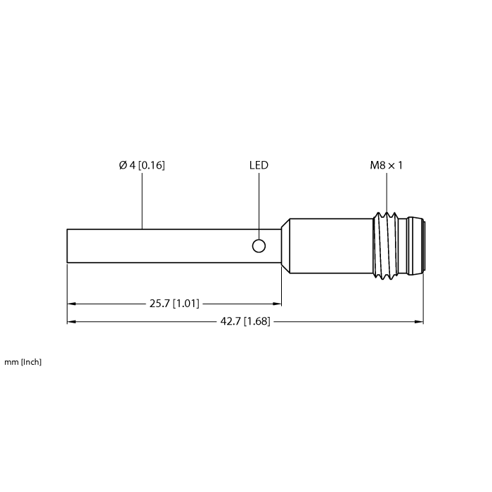 Cảm biến tiệm cận siêu nhỏ BI1-EH04-AN6X-V1331