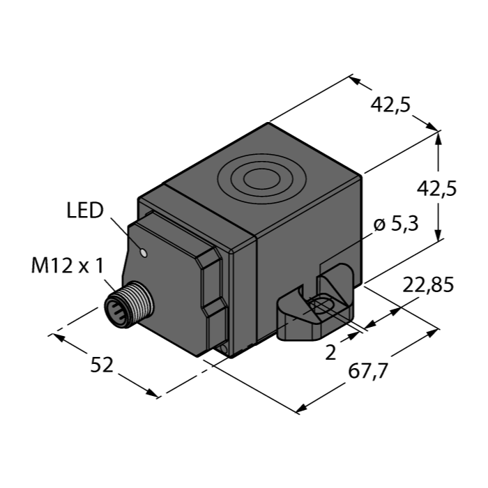 Cảm biến tiệm cận cho ngành thực phẩm NI50U-Q42TWD-VP6X-H1141