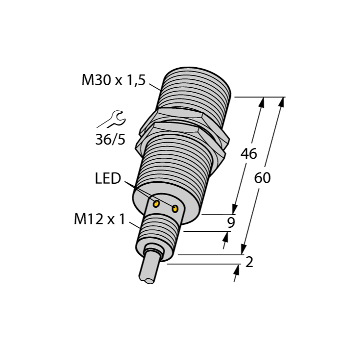 Cảm biến tiệm cận cho ngành thực phẩm BI15U-EM30WD-AP6X