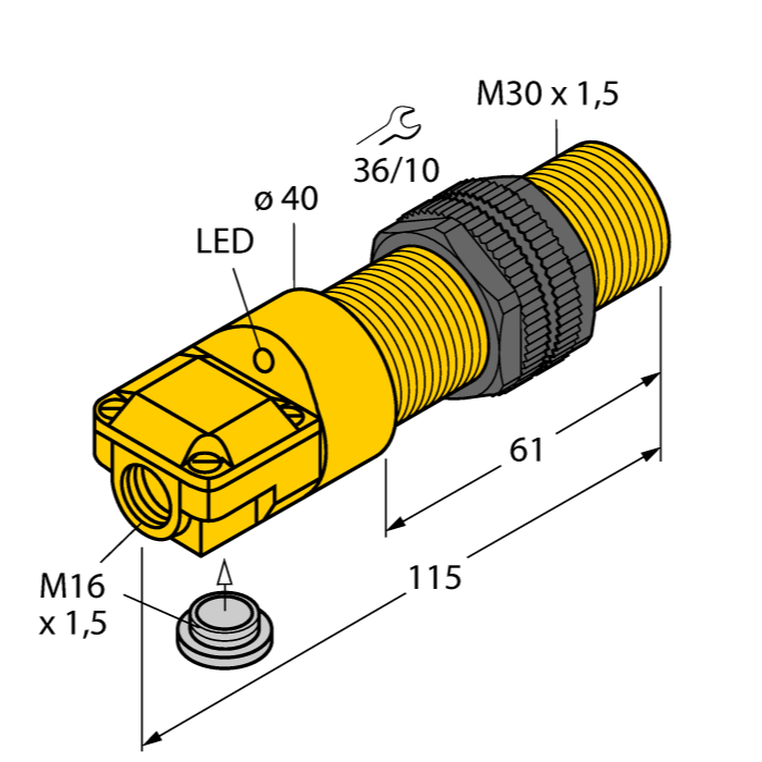 Cảm biến tiệm cận BI10-P30SR-AP6X