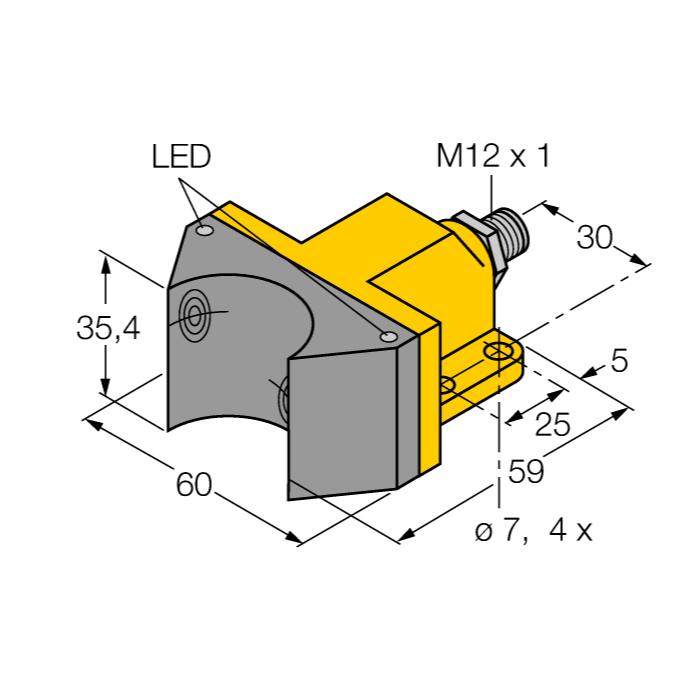 Cảm biến giám sát truyền động quay NI4-DSU35-2Y1X2-H1140