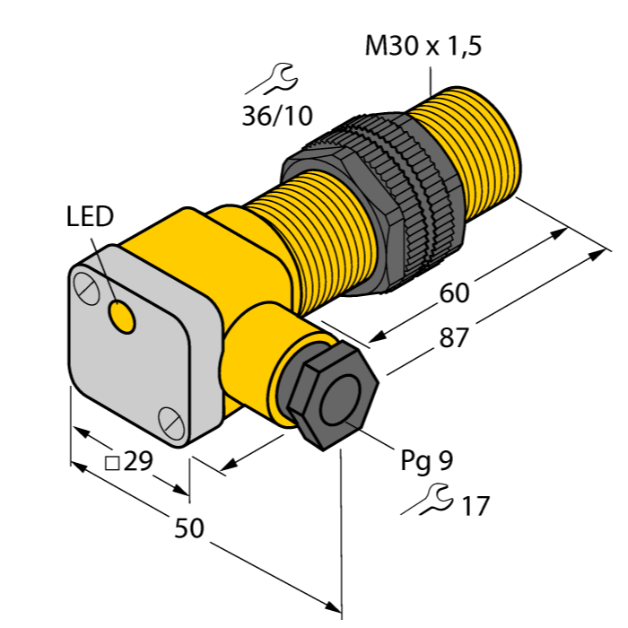 Cảm biến tiệm cận BI10U-P30SK-AP6X